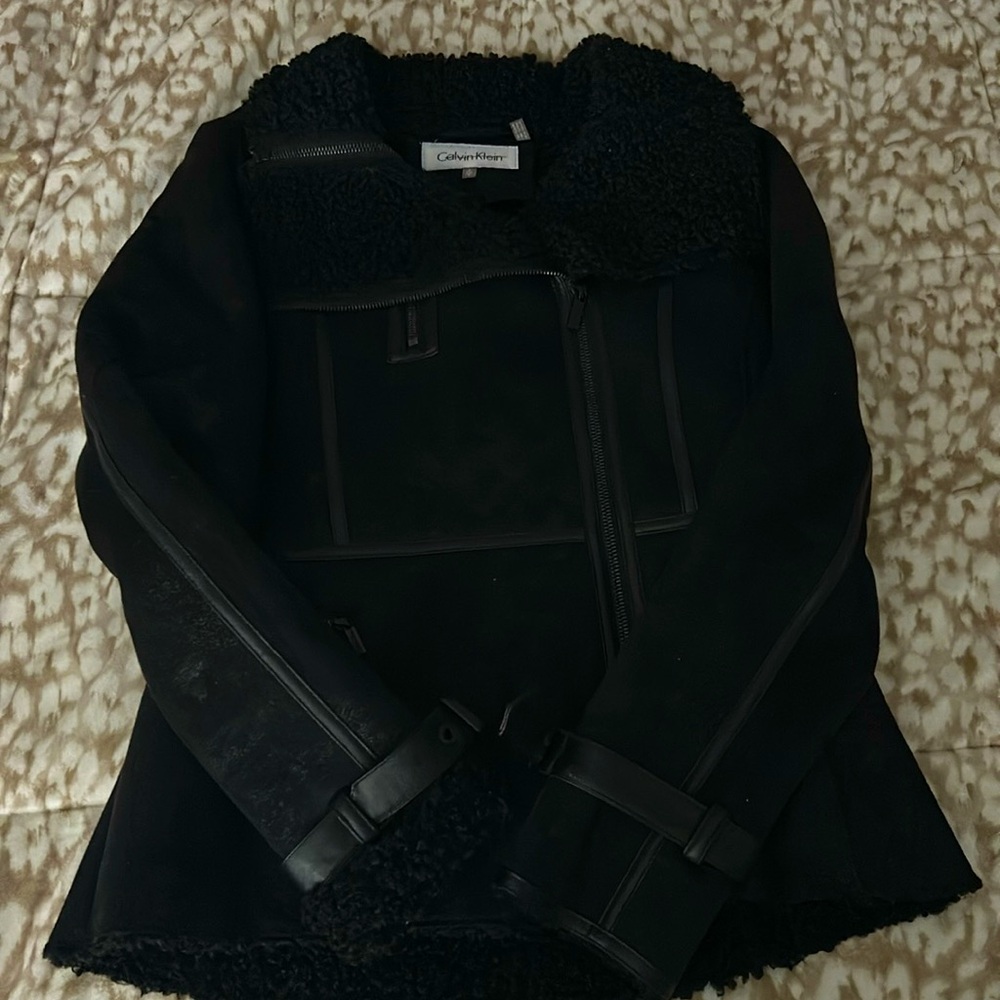 Calvin Klein Coat, size: S, color: black
